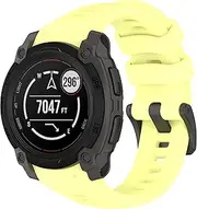 Fit for Garmin instinct E 40mm 45mm Watch Bands Women Men, Adjustable Sport Soft Silicone Replacement Bands Straps Wristbands Fit for Garmin instinctE Smartwatch
