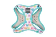 Step-In X-Large Candy Hearts FuzzYard Dog Harness - 61 to 63cm Neck & 69 to 71cm Chest