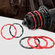 Bike Cassette Alloy Gasket Freehub Body Hub Washer Freewheel Spacers 2.5mm Red