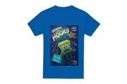 SpongeBob SquarePants Mens Beware The Hooks T-Shirt (Royal Blue) - UTTV6612