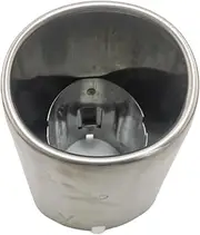ORIGINAL COLOR 1pc Accessoir De Compatible For Toyota Venza Harrier Hybrid Exhaust Tip Muffler End tip Protector Stainless Steel Tail Decoration Decorative