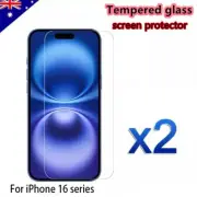 2×Tempered Glass Screen Protector For iPhone 16 11 12 13 14 15 Pro Max Plus SE