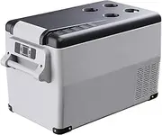 55L Car Refrigerator 12/24V DC Fridge Freezer Dual Zone APP Control Portable Compressor Cooler For Camping Travel Truck(35L)