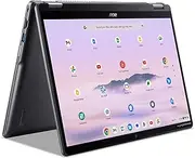 Acer Chromebook Plus Spin 514 Laptop with Google AI – 14" WUXGA 1920x1200 IPS Touch Display Intel Core 3 Processor 100U 8GB LPDDR5X 128GB UFS WiFi 6E FHD Webcam Chrome OS CP514-4HN-30UC