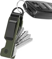 [TUXON] Key Organizer For Men - Compact Metal Key Holder | Minimalist Innovative Keyholder | Smart Keychain Secures 1-5 Keys