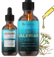 HEBS LAB. Organic Valerian Root Extract - Made in USA - Non GMO Valerian Tinc...