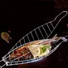 BBQ Fish-shape Grilling Basket Mat For Grilled