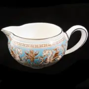 WEDGWOOD FLORENTINE TURQUOISE Creamer 2.5" NEW NEVER USED made in England
