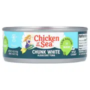 Chicken of the Sea, Chunk White Albacore Tuna in Water, Wild Caught, 5 oz (142 g)