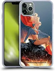 Head Case Designs Officially Licensed Superman DC Comics #23 Variant Supergirl Comic Art Gel Case [Military Grade Protection] Compatible with Apple iPhone 11 Pro Max