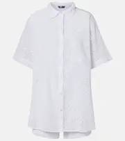 [Polo Ralph Lauren] Polo Ralph Lauren Set of cotton shirt and Bermuda shorts AU 16 white