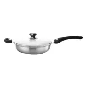 Exquisite SUS 316 Seven Layer stainless steel non stick frying pan with Lid