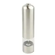 Electric Stainless Steel Pepper Muller(Silver)