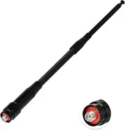 [Bingfu] 136-174MHz 400-470MHz UHF VHF Ham Radio Antenna - Handheld Radio Soft Whip Telescopic Antenna Compatible with Baofeng UV-5R BF-F8HP 888S Retevis RT-5R RT5 RT-5RV RT29 Aliunce HD1 Arcshell AR-5
