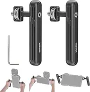 NEEWER 2PACK Rotatable Side Handle/Top Handle for Smartphone Video Rig Filming Equipment, Aluminum Grips with 1/4" Screws Compatible with SmallRig Phone Cage Stabilizer for Video Recording, PA026