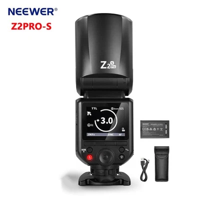 NEEWER Z2PRO-S 2.4G TTL 1/8000s HSS Round Head Flash Speedlite for Sony Camera