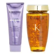 Kerastase Blond Absolu Set 3: Shampoo & Fortifying Treatment (Lightened or Hi...