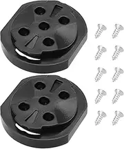 SG Store 2 Sets Bicycle Computer Mount Seat Repair Bracket Fixed Base Stopwatch Holder Fixed Seat Repair Dial Attachment Base Compatible with Garmin 33 x 29 x 5 mm Black