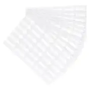 Small Arrow Sticker Label 1.2x0.4", 300 Pcs Adhesive Color Coding Decal, White