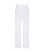 Valentino Flared Knitted Pants S white