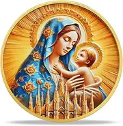 Mother and Child Love Challenge Coin - from The Moment I was Born Medallion - Inspirational Gift for Mothers, Families, and Collectors - Beauty in You Mom Commemorative Token