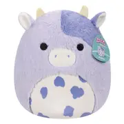 Squishmallows Fuzzamallows Bubba the Cow 12 inch Plush