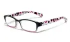Calabria Hannah Women's Crystal Retro Designer Reading Glasses Purple&Black+1.00