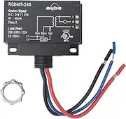 RC840T-240 On/Off Switching Electric Heating Relay with Built-in 24 V Transformer, Black