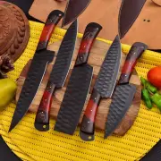 Cheef Cutlery Japanes Damascus Steel Kitchen Knife Set Knife Meat Slicer