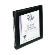 Avery� Framed View Heavy-Duty Binder w/Slant Rings, 11 x 8 1/2, 1/2" Cap, Black