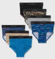Hanes Boys' S Small Briefs 7pk Multicolor Underware New Open Pack