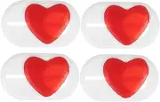 SECFOU 4pcs Love Shaped Laptop Camera Privacy Cover Sliding Protection for Smartphones Laptops Enhanced Security Stylish Design Fits Multiple Devices