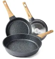 Frying Pans Nonstick, Induction Frying Pan Set 3 PCS - 8inch&9.5inch&11inch