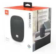 New JBL Link Music Smart Wi-Fi Bluetooth Speaker w/ Google Assistant - Gray