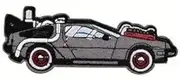 Delorean Car for Back to The Future Fans Embroidered Iron on Patch Perfect for Jackets, Jeans, Hats, Backpacks and More