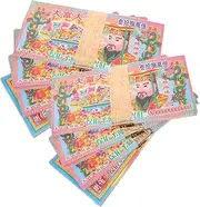 COOPHYA 350pcs Ancestor Money Paper for Funerals Festivals Unique Ghost Money for Tomb-Sweeping Hungry Ghost Festival Easy to Burn Printing for Ancestral Worship