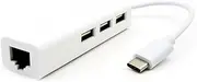 Veemoon Type C Ethernet Adapter with USB Hub for Stable LAN Port for Plus Note USB Type for Gaming and Data Transfer