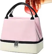 Insulated Lunch Box for Adults - Lunch Cooler Bag | Lunch Tote Bag for Men Women, Reusable Lunch Box, Double-Layer Cooler for Work Picnic Beach