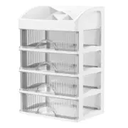 Hot Drawer Makeup Organizer Large Capacity Plastic Storage Box Stationery Multi