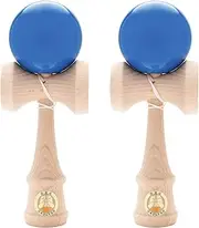 Yamagata Koubou Kendama Competition Kendama, Ozora, Set of 2, Japan Kendama Association Certified, JKA, Competitions, Made in Japan, Artisan Finish, Easy to Use, Blue, Marine Blue, 2 Piece