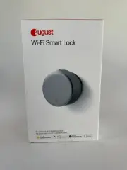 August Wi-Fi Smart Lock Silver ASL-05 4th Gen Brand New Sealed Silver