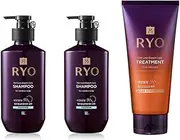 Hair Loss Expert Care Sensitive Scalp Shampoo 400mL x 2EA + Root Treatment 330mL. Korean Hair Treatment Set for Ryo.