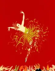 Erte : Applause : Archival Art Print