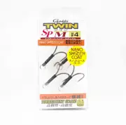 Gamakatsu 68640 Double Hook SP M Nano Coat Size 4 ,4 Per pack (5289)