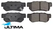 ULTIMA REAR SEMI-METALLIC BRAKE PADS FOR HYUNDAI G4ED G4GB D4EB 1.6L 1.8 2.2L I4 (for: Hyundai)
