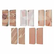 OFFICIAL ALYN SPILLER ROSE GOLD LEATHER BOOK CASE FOR APPLE iPOD TOUCH MP3