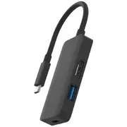 J.Burrows USB-C to 3-in-1 Multi Port Hub with PD