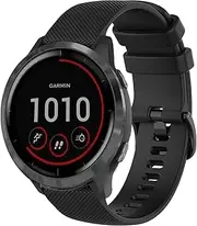 22mm Soft Silicone Band Replacement Strap Wristband for Garmin Venu 3, Venu 2,Vivoactive4,Forerunner255,Forerunner265 Music Smart Watch