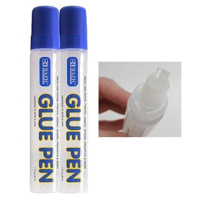 3X Clear Permanent Washable Non Toxic Fabric Adhesive Craft Tool 51 Oz Glue Pen