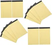 TEHAUX Small Ruled Pads 12 Notebooks for Office Legal School Memo Pad College Business Portable Notepad Set